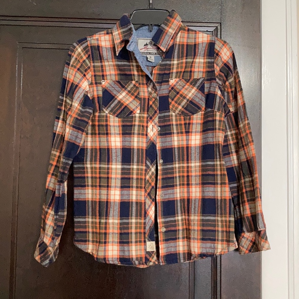 Orange Flannel Shirt